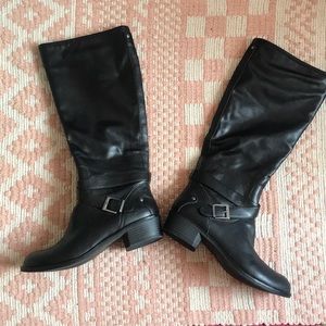 a.n.a black tall black boots. NEVER WORN!